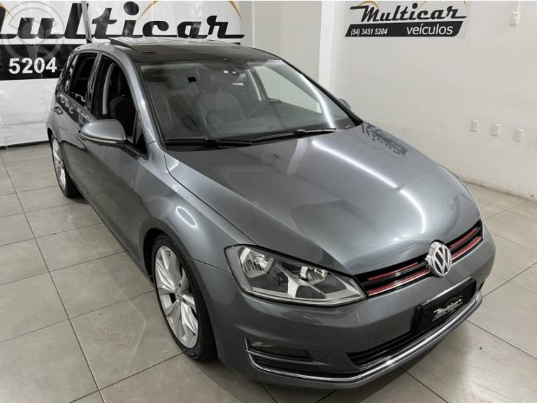 VOLKSWAGEN - GOLF 1.4 TSI HIGHLINE 16V 4P AUTOMÁTICO - 2014/2015 - CINZA - R$ 86.900,00