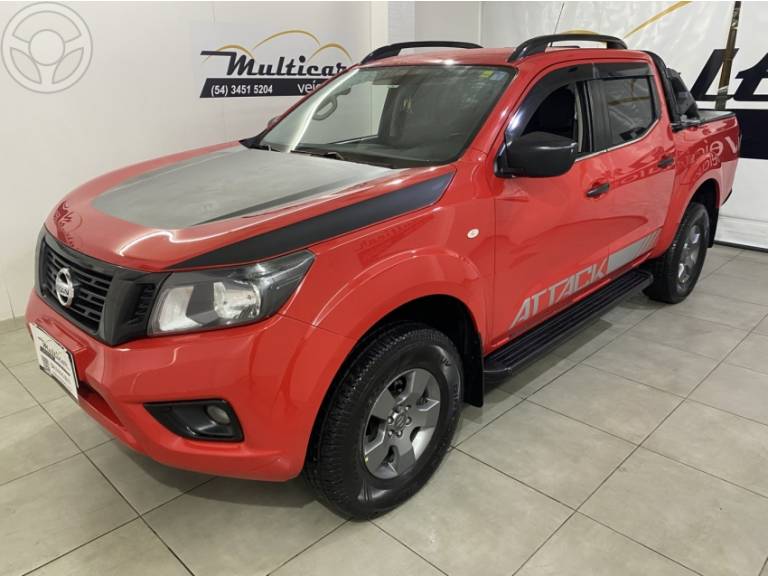 NISSAN - FRONTIER 2.3 ATTACK 4X4 CD BI-TURBO DIESEL 4P AUTOMÁTICO - 2019/2019 - VERMELHA - R$ 148.900,00