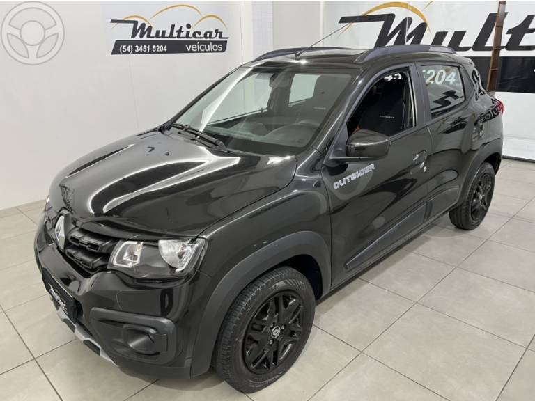 RENAULT - KWID 1.0 12V OUTSIDER FLEX 4P MANUAL - 2021/2022 - PRETA - R$ 52.500,00
