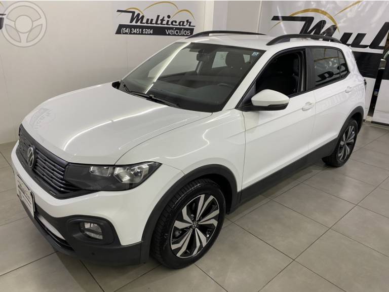 VOLKSWAGEN - T-CROSS 1.0 TSI 12V FLEX 4P AUTOMÁTICO - 2021/2022 - BRANCA - R$ 105.900,00