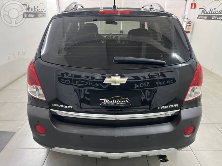 CHEVROLET - CAPTIVA 2.4 SFI ECOTEC FWD 16V 4P AUTOMÁTICO - 2011/2011 - PRETA - R$ 44.900,00