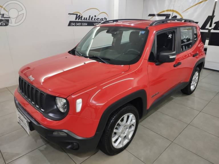 JEEP - RENEGADE 1.8 16V FLEX SPORT 4P AUTOMÁTICO - 2018/2019 - VERMELHA - R$ 75.900,00