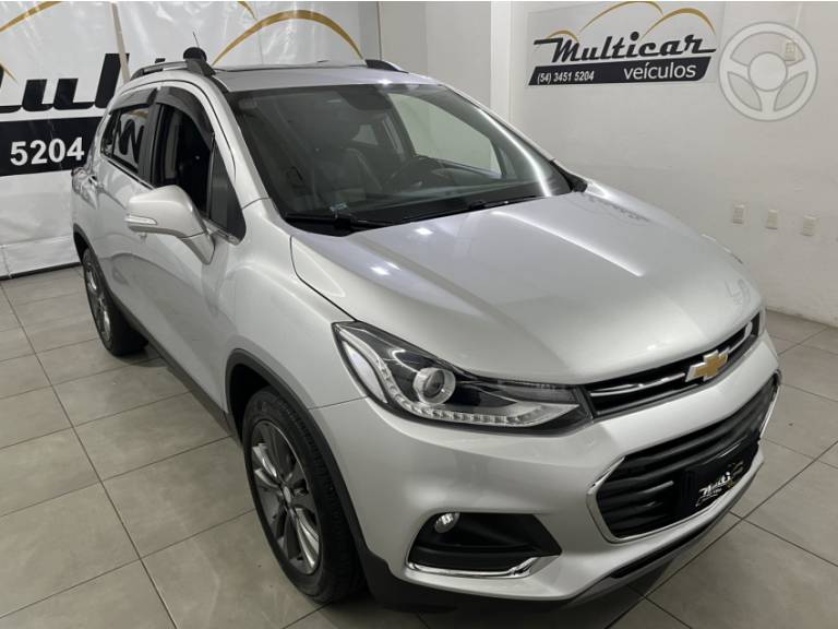 CHEVROLET - TRACKER 1.4 16V TURBO FLEX PREMIER AUTOMÁTICO - 2018/2018 - PRATA - R$ 89.900,00