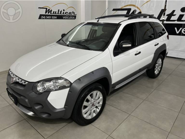 FIAT - PALIO 1.8 MPI ADVENTURE WEEKEND 16V FLEX 4P AUTOMATIZADO - 2015/2015 - BRANCA - R$ 45.500,00