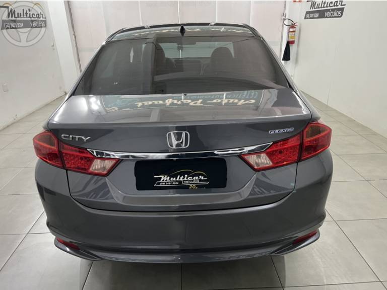 HONDA - CITY 1.5 EXL 16V FLEX 4P AUTOMÁTICO - 2015/2015 - CINZA - R$ 71.900,00