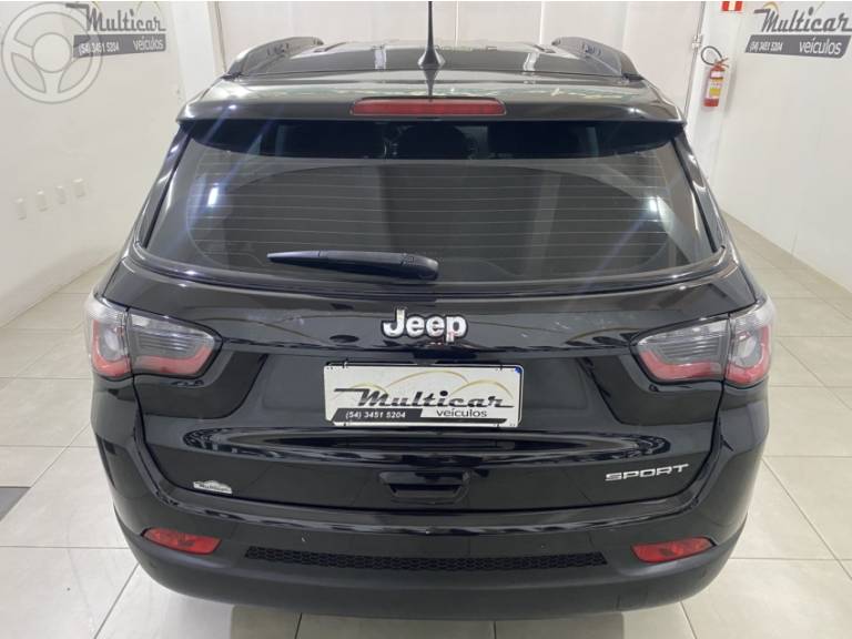 JEEP - COMPASS 2.0 SPORT 4X2 16V 4P AUTOMÁTICO - 2017/2018 - PRETA - R$ 92.900,00