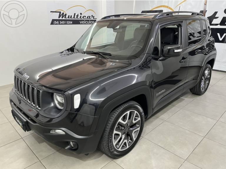 JEEP - RENEGADE 1.8 16V FLEX LONGITUDE 4P AUTOMÁTICO - 2019/2020 - PRETA - R$ 81.900,00