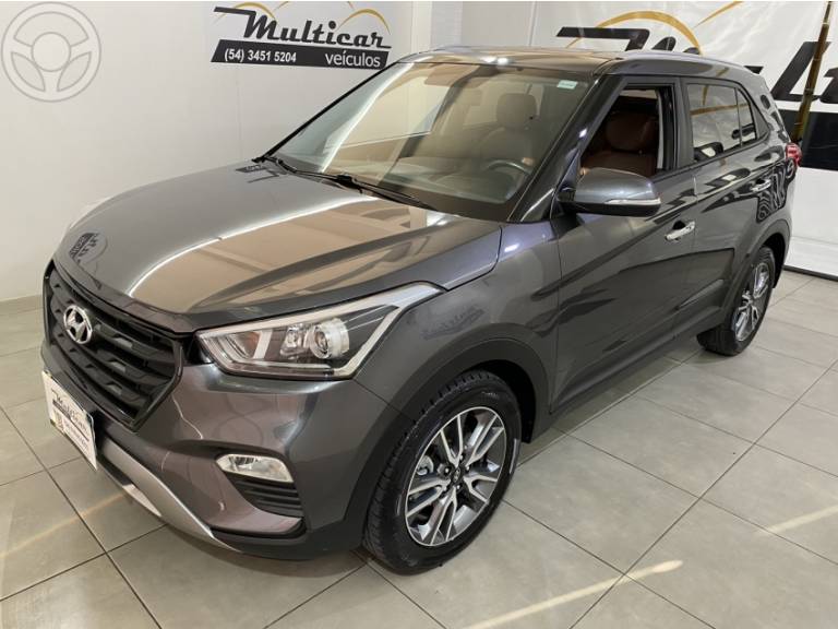 HYUNDAI - CRETA 2.0 16V FLEX PRESTIGE AUTOMÁTICO - 2019/2019 - CINZA - R$ 96.900,00