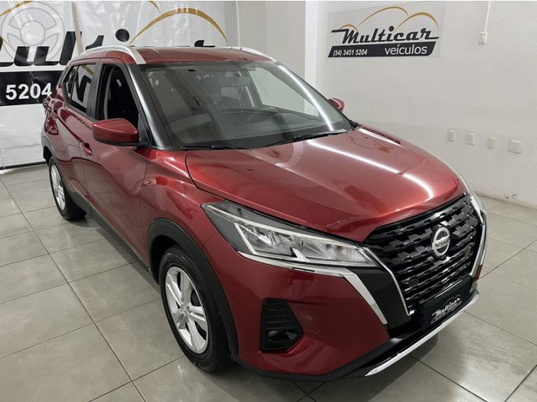 NISSAN - KICKS 1.6 16V SENSE FLEXSTART 4P MANUAL - 2022/2022 - VERMELHA - R$ 88.900,00