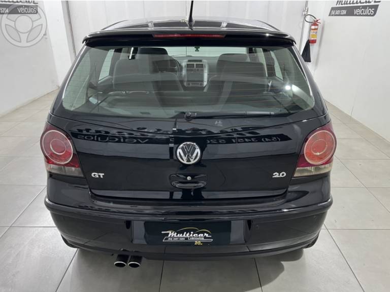 VOLKSWAGEN - POLO 2.0 MI GT 8V FLEX 4P MANUAL - 2009/2009 - PRETA - R$ 44.500,00