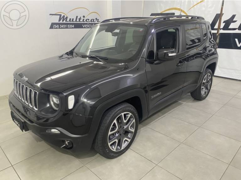 JEEP - RENEGADE 2.0 16V TURBO DIESEL LONGITUDE 4P 4X4 AUTOMÁTICO - 2020/2021 - PRETA - R$ 109.900,00