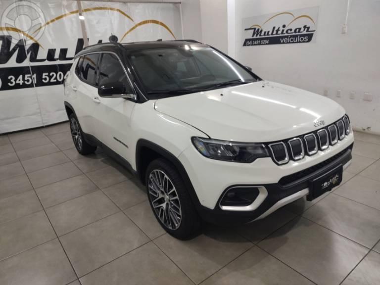 JEEP - COMPASS 2.0 LIMITED TD350 TURBO DIESEL 4X4 4P AUTOMÁTICO - 2022/2022 - BRANCA - R$ 144.900,00