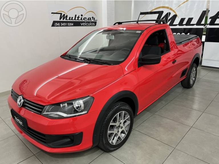 VOLKSWAGEN - SAVEIRO 1.6 MI TRENDLINE CS 8V FLEX 2P MANUAL - 2015/2015 - VERMELHA - R$ 49.000,00