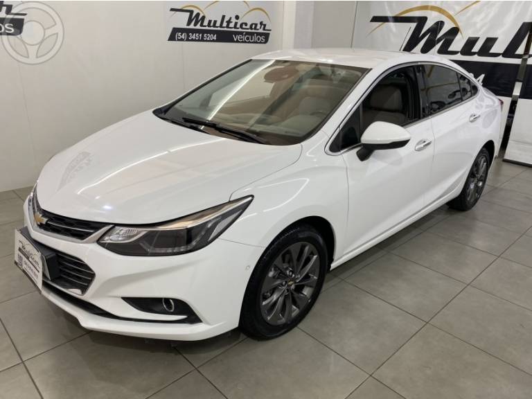 CHEVROLET - CRUZE 1.4 TURBO LTZ 16V FLEX 4P AUTOMÁTICO - 2018/2018 - BRANCA - R$ 94.900,00