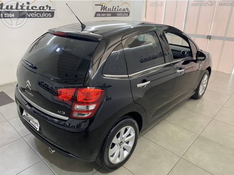 CITROËN - C3 1.6 EXCLUSIVE 16V FLEX 4P AUTOMÁTICO - 2014/2014 - PRETA - R$ 43.900,00