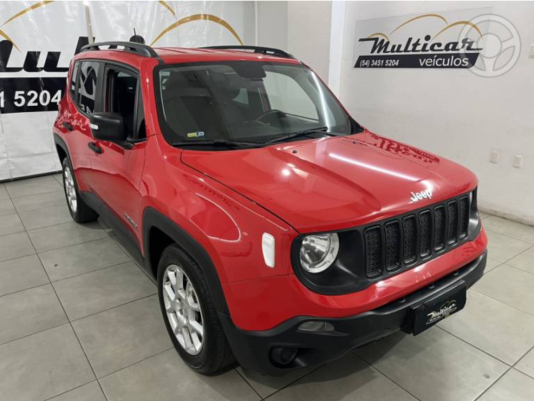 JEEP - RENEGADE 1.8 16V FLEX SPORT 4P AUTOMÁTICO - 2018/2019 - VERMELHA - R$ 70.500,00