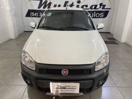 FIAT - STRADA 1.4 EVO FREEDOM CD 8V FLEX 3P MANUAL - 2018/2019 - BRANCA - R$ 77.900,00