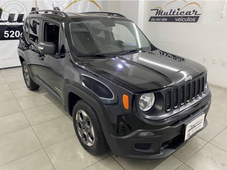 JEEP - RENEGADE 1.8 16V FLEX 4P AUTOMÁTICO - 2017/2018 - PRETA - R$ 71.900,00