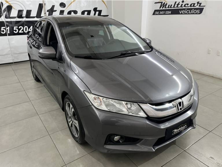 HONDA - CITY 1.5 EXL 16V FLEX 4P AUTOMÁTICO - 2015/2015 - CINZA - R$ 71.900,00