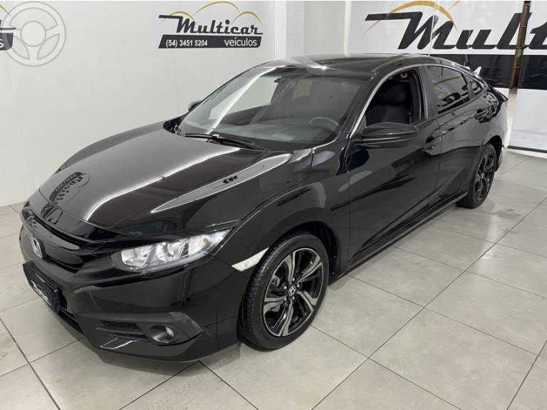 HONDA - CIVIC 2.0 16V FLEXONE SPORT 4P CVT - 2019/2019 - PRETA - R$ 107.900,00
