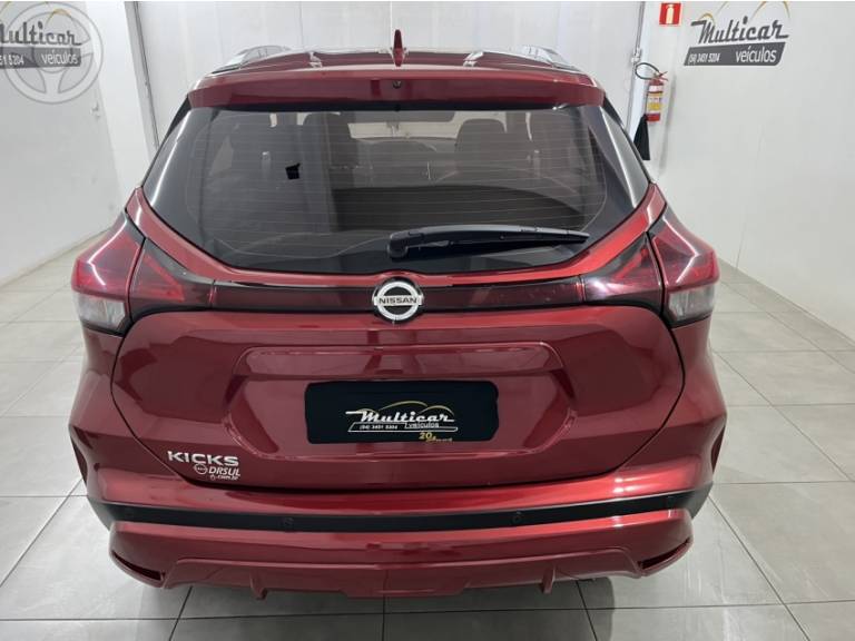NISSAN - KICKS 1.6 16V SENSE FLEXSTART 4P MANUAL - 2022/2022 - VERMELHA - R$ 88.900,00