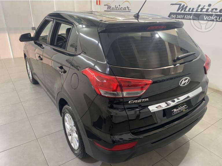 HYUNDAI - CRETA 1.6 16V FLEX SMART AUTOMÁTICO - 2019/2020 - PRETA - R$ 89.900,00