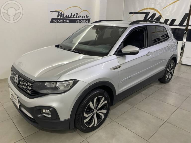 VOLKSWAGEN - T-CROSS 1.0 TSI 12V FLEX 4P AUTOMÁTICO - 2021/2021 - PRATA - R$ 102.900,00