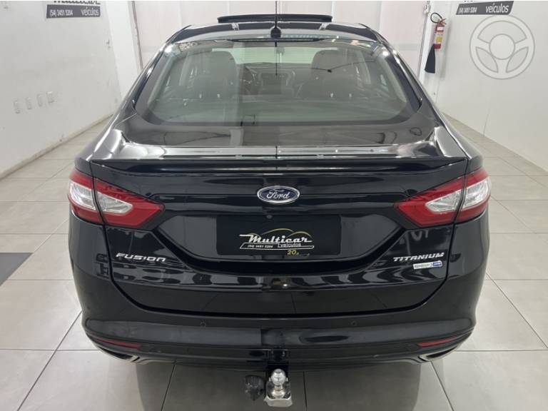 FORD - FUSION 2.0 TITANIUM AWD 16V 4P AUTOMÁTICO - 2014/2015 - PRETA - R$ 78.500,00
